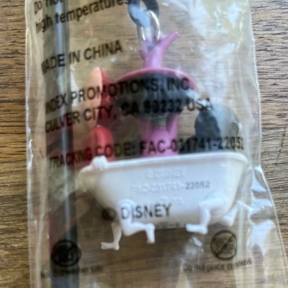 Disneyland Nightmare Before Christmas Lock Shock and Barrel Straw Clip - Picture 2 of 3